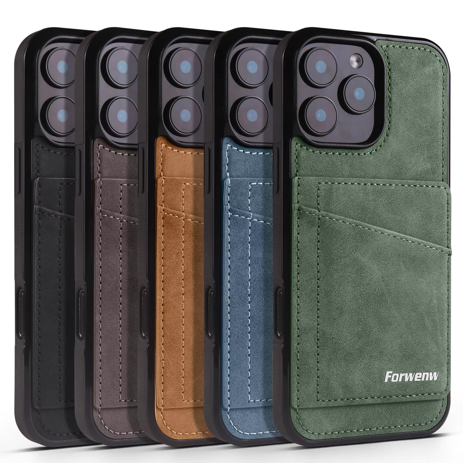 Business Flip Leather Phone Case — Magnetic Wallet Card Holder, Anti-Fingerprint, Anti-Scratch, Dustproof, Non-Slip Full Coverage Cover
