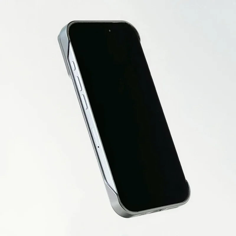 High-end Leather Feel MagSafe Phone Case — Wireless Charging, Alloy Lens Holder, Tough Anti-Fingerprint Hard PC Cover for iPhone