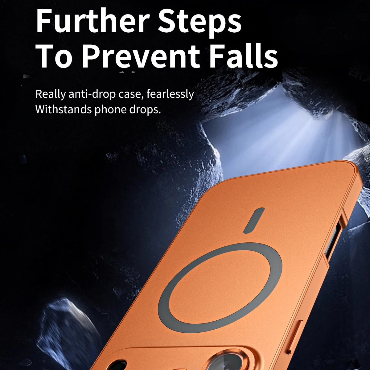 Luxury Aluminum Alloy Magnetic iPhone Case — Magsafe Wireless Charging, Full Coverage Shockproof Cover with Glass Lens, Matte Anti-Glare Finish