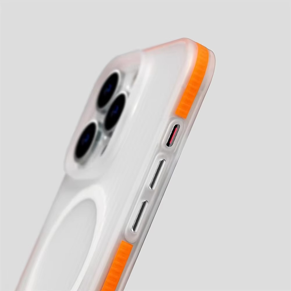 Luxury Corrugated Pattern iPhone Case — Magnetic Magsafe Wireless Charging Cover, Shockproof Hard PC, Non-Slip Matte Finish, Anti-Fingerprint, Dustproof