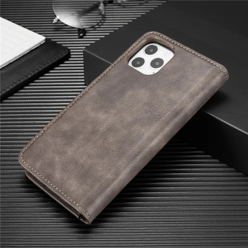 Luxury Detachable Magnetic Leather iPhone Wallet Case — Dual Layer, Shockproof, Anti-Fingerprint, Heavy Duty, Matte Finish, With Card Holder & Holder Slot
