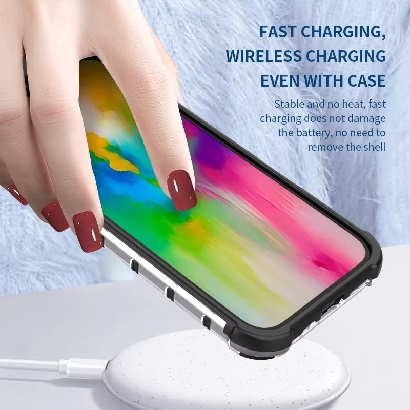 Luxury Honeycomb Armor iPhone Case — Shockproof Military Hybrid Bumper Cover, Anti-Fingerprint, Dustproof, Matte Finish, Hard PC Protection