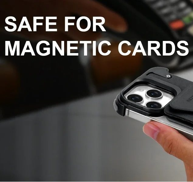 Luxury Magnetic Wallet iPhone Case — Card Holder with Stand, Wireless-Charging Compatible Genuine Leather Bumper Protective Cover