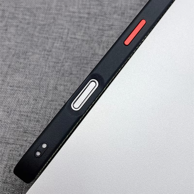 Luxury Magnetic Wireless Charging iPhone Case — PU Leather Texture, Shockproof Dustproof Back Cover, Slim Half-Wrapped Protective Design