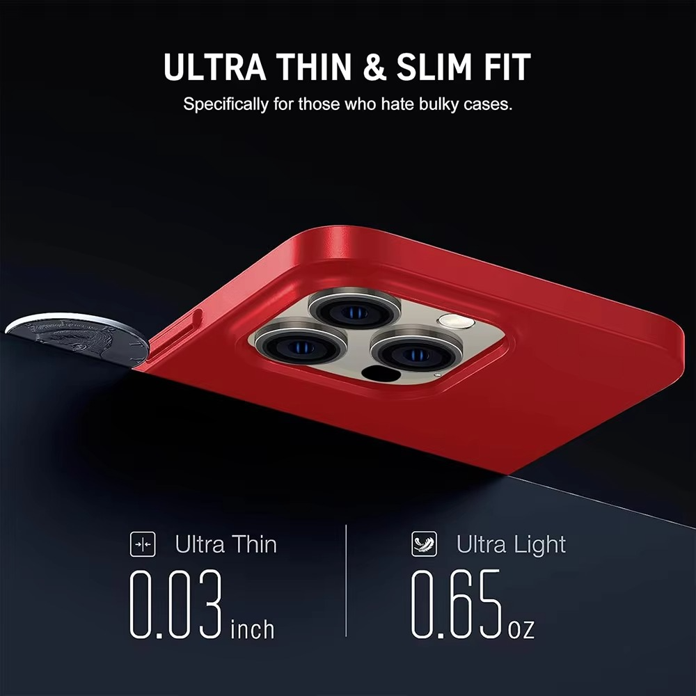 Luxury Matte Hard PC iPhone Case — Shockproof Slim Full Coverage, Anti-Fingerprint, Anti-Scratch, Dustproof, Lightweight Ultra-Thin Back Cover