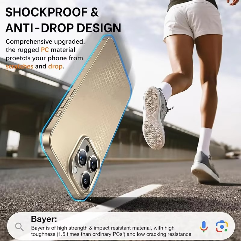 Luxury Matte Hard PC iPhone Case — Shockproof Slim Full Coverage, Anti-Fingerprint, Anti-Scratch, Dustproof, Lightweight Ultra-Thin Back Cover