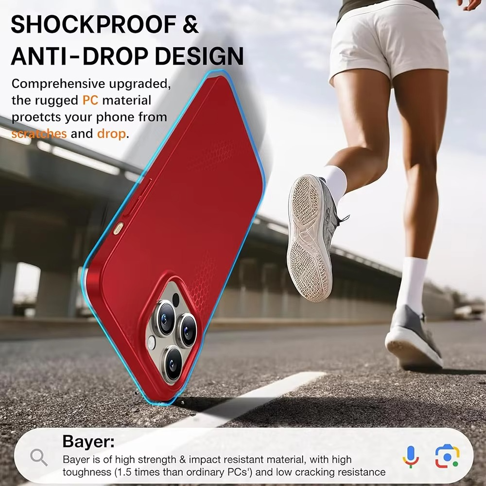 Luxury Matte Hard PC iPhone Case — Shockproof Slim Full Coverage, Anti-Fingerprint, Anti-Scratch, Dustproof, Lightweight Ultra-Thin Back Cover