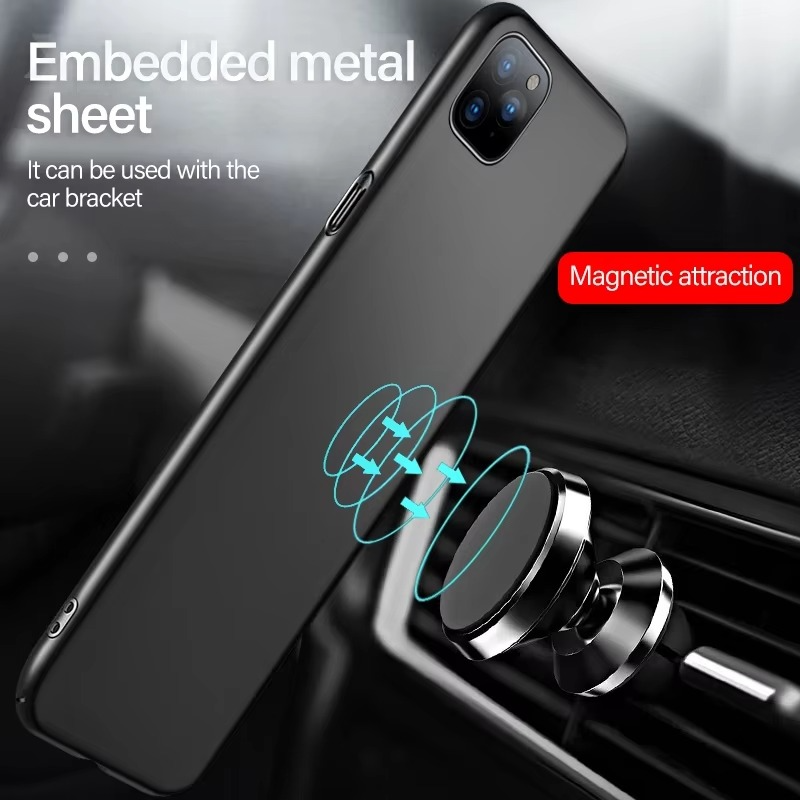 Luxury Matte Hard PC iPhone Case — Shockproof Slim Full Coverage, Anti-Fingerprint, Anti-Scratch, Dustproof, Lightweight Ultra-Thin Back Cover