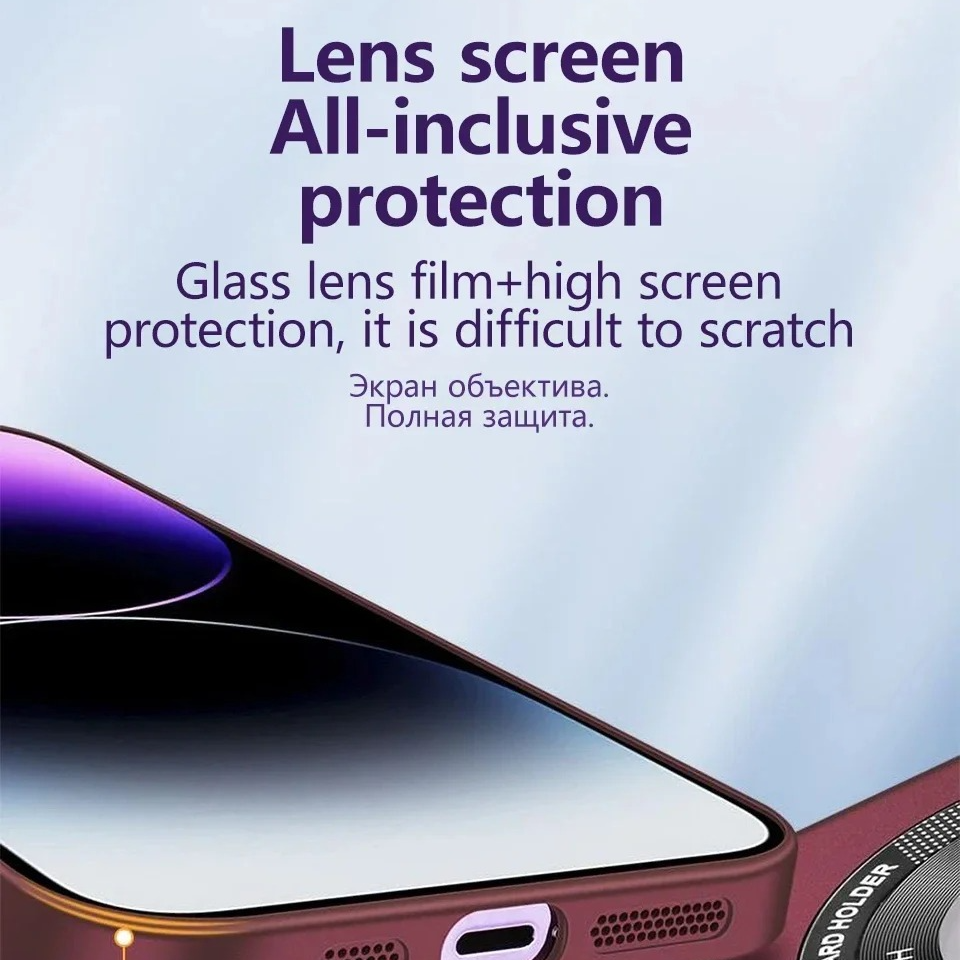 Luxury Matte Magnetic iPhone Case — Magsafe Wireless Charging, Lens Protection, Shockproof, Anti-Fingerprint, Anti-Scratch, Dustproof Full Coverage Cover