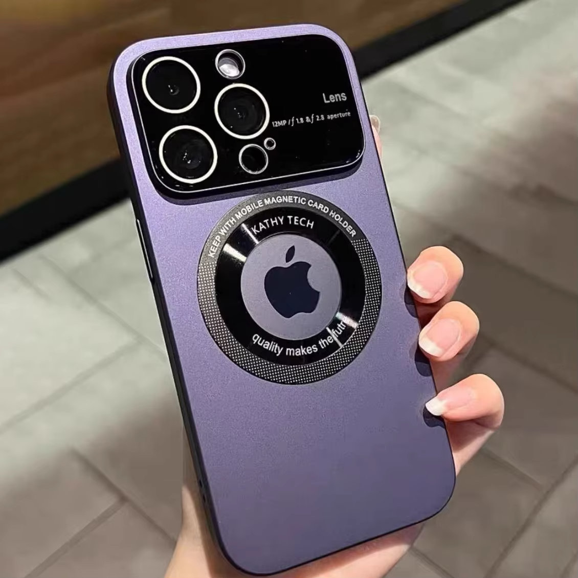 Luxury Matte Magnetic iPhone Case — Magsafe Wireless Charging, Lens Protection, Shockproof, Anti-Fingerprint, Anti-Scratch, Dustproof Full Coverage Cover