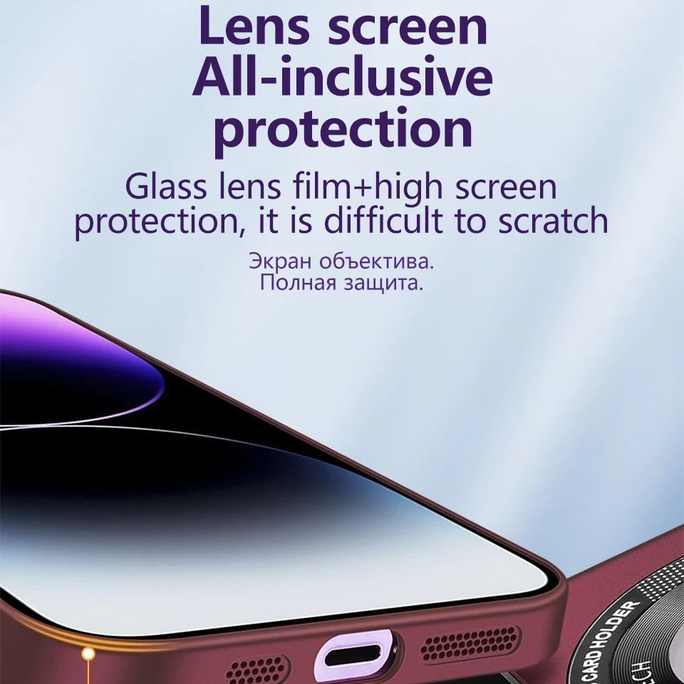 Luxury Matte Magnetic iPhone Case — Magsafe Wireless Charging, Lens Protection, Shockproof, Anti-Fingerprint, Anti-Scratch, Dustproof Full Coverage Cover