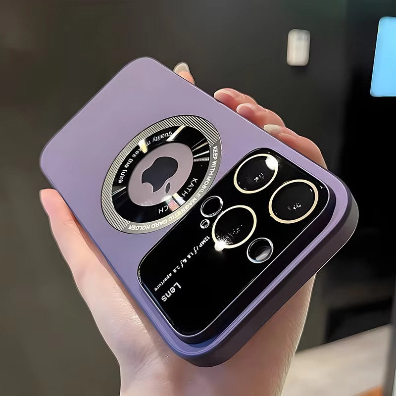 Luxury Matte Magnetic iPhone Case — Magsafe Wireless Charging, Lens Protection, Shockproof, Anti-Fingerprint, Anti-Scratch, Dustproof Full Coverage Cover