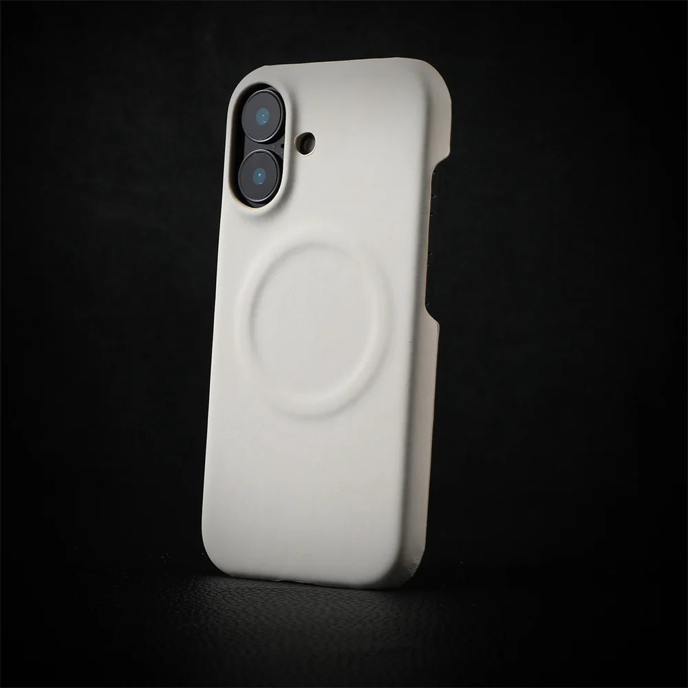 Luxury Sheepskin MagSafe iPhone Case — 3D Slim Protective Cover, Anti-Fingerprint, Anti-Scratch, Dustproof, Matte Finish, Lightweight Full Coverage