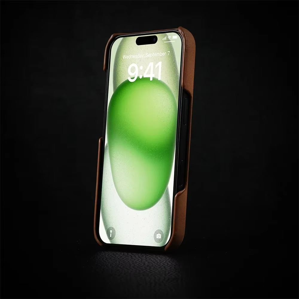 Luxury Sheepskin MagSafe iPhone Case — 3D Slim Protective Cover, Anti-Fingerprint, Anti-Scratch, Dustproof, Matte Finish, Lightweight Full Coverage