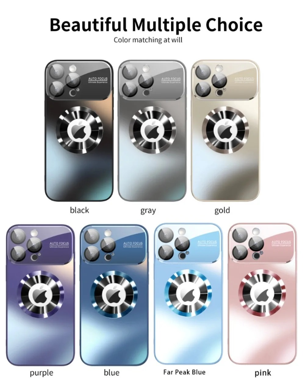 Luxury Titanium Metallic Matte iPhone Case — Magnetic Magsafe Compatible, Lens Protection, Anti-Fingerprint, Anti-Scratch, Dustproof, Lightweight Cover