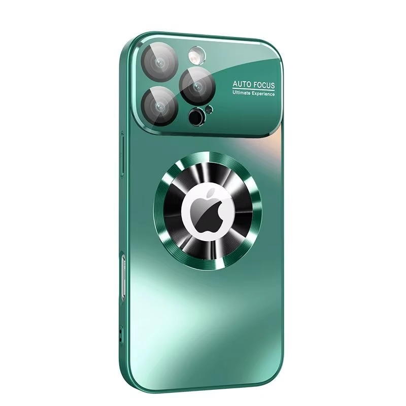 Luxury Titanium Metallic Matte iPhone Case — Magnetic Magsafe Compatible, Lens Protection, Anti-Fingerprint, Anti-Scratch, Dustproof, Lightweight Cover