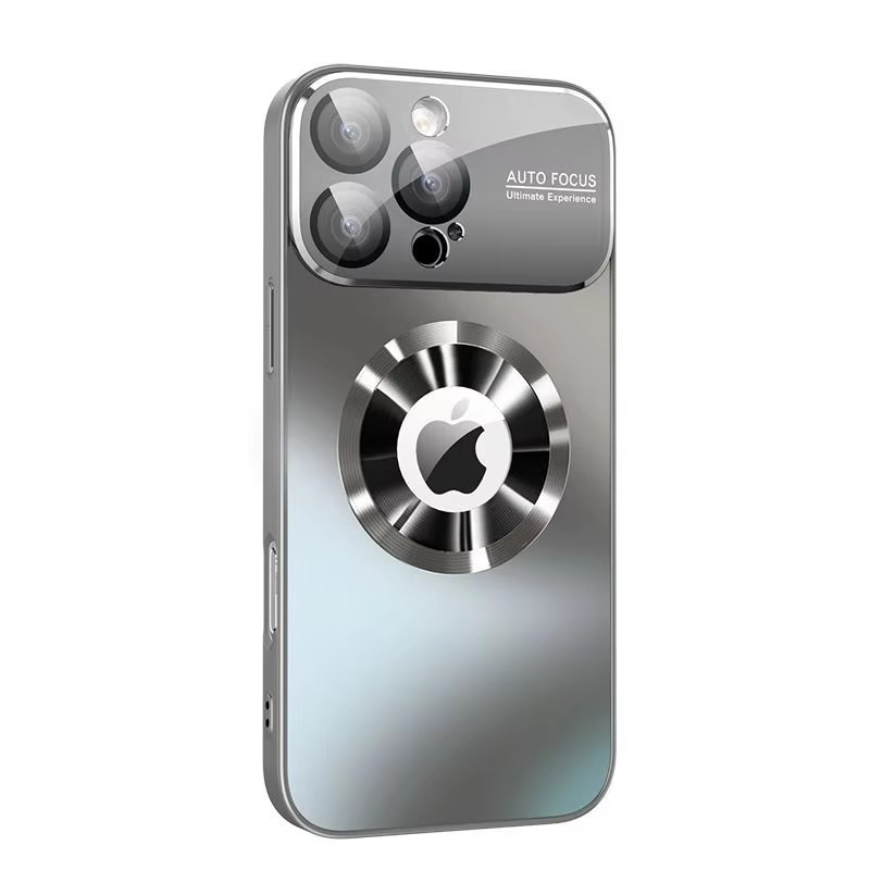 Luxury Titanium Metallic Matte iPhone Case — Magnetic Magsafe Compatible, Lens Protection, Anti-Fingerprint, Anti-Scratch, Dustproof, Lightweight Cover