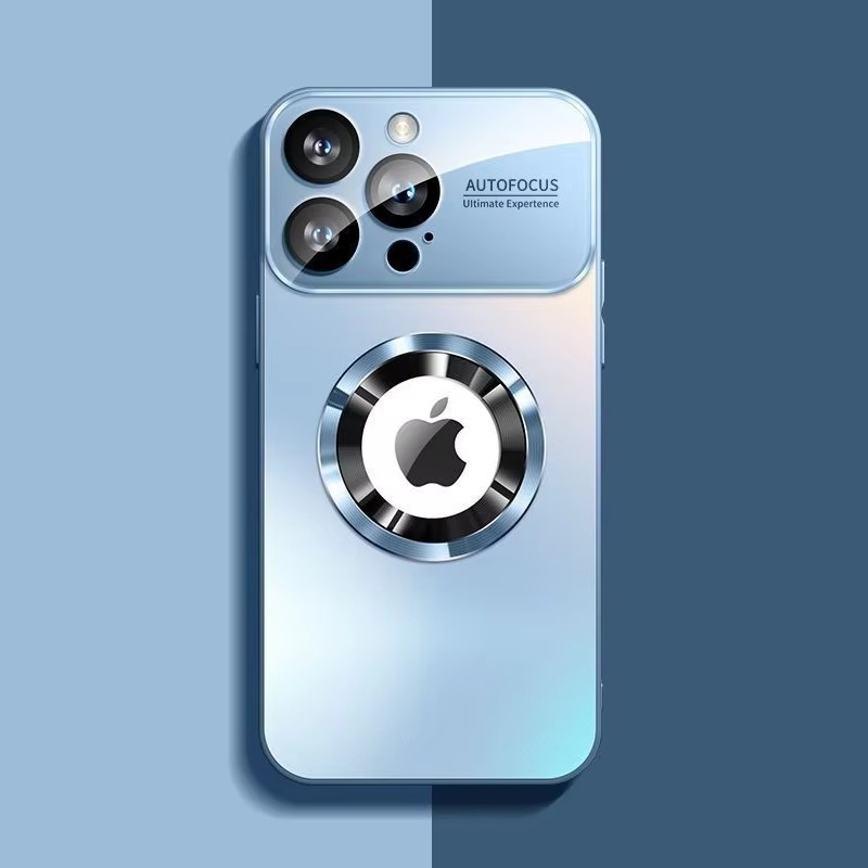 Luxury Titanium Metallic Matte iPhone Case — Magnetic Magsafe Compatible, Lens Protection, Anti-Fingerprint, Anti-Scratch, Dustproof, Lightweight Cover