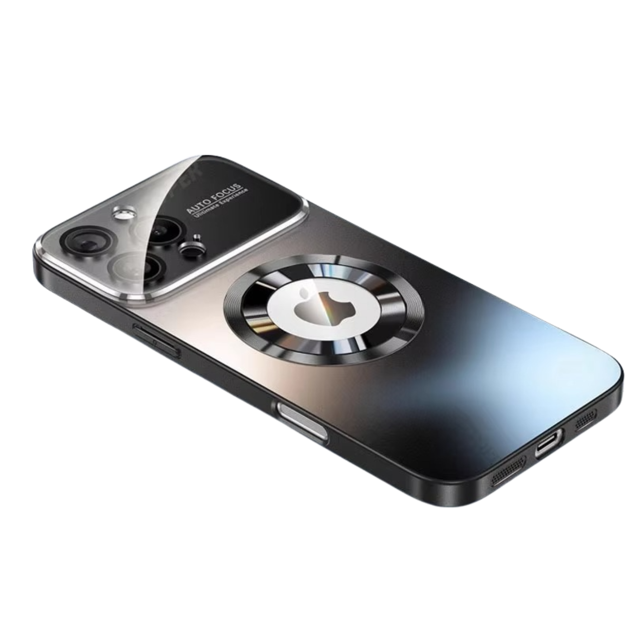 Luxury Titanium Sanding Magnetic iPhone Case — Magsafe Wireless Charging, Shockproof Half-Wrapped Cover with Glass Lens Protection, Anti-Fingerprint, Non-Slip Finish