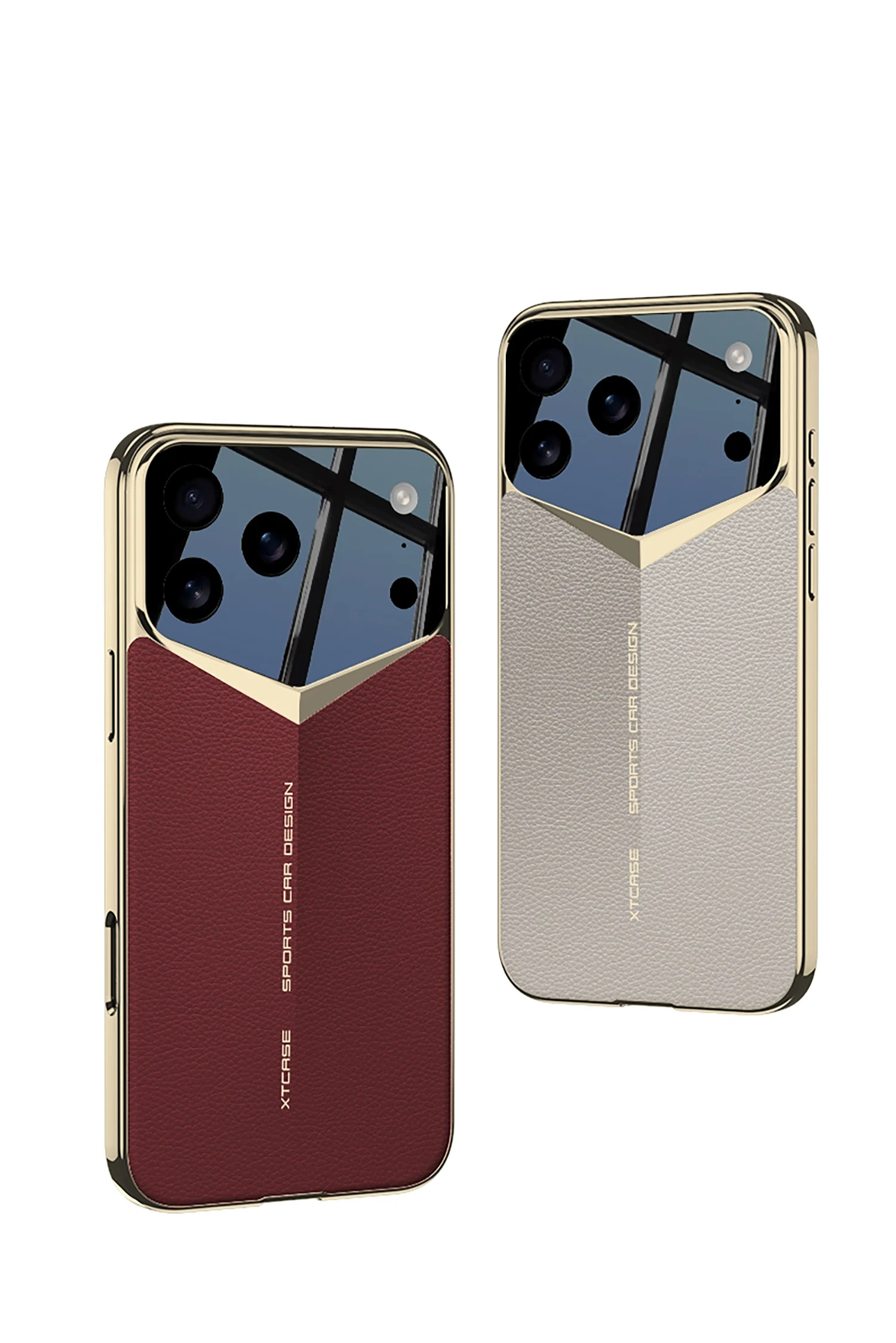Luxury Ultra-Thin Leather iPhone Case — Raised Camera Lens Protection, Shock-Resistant Slim Cover with Anti-Fingerprint Finish