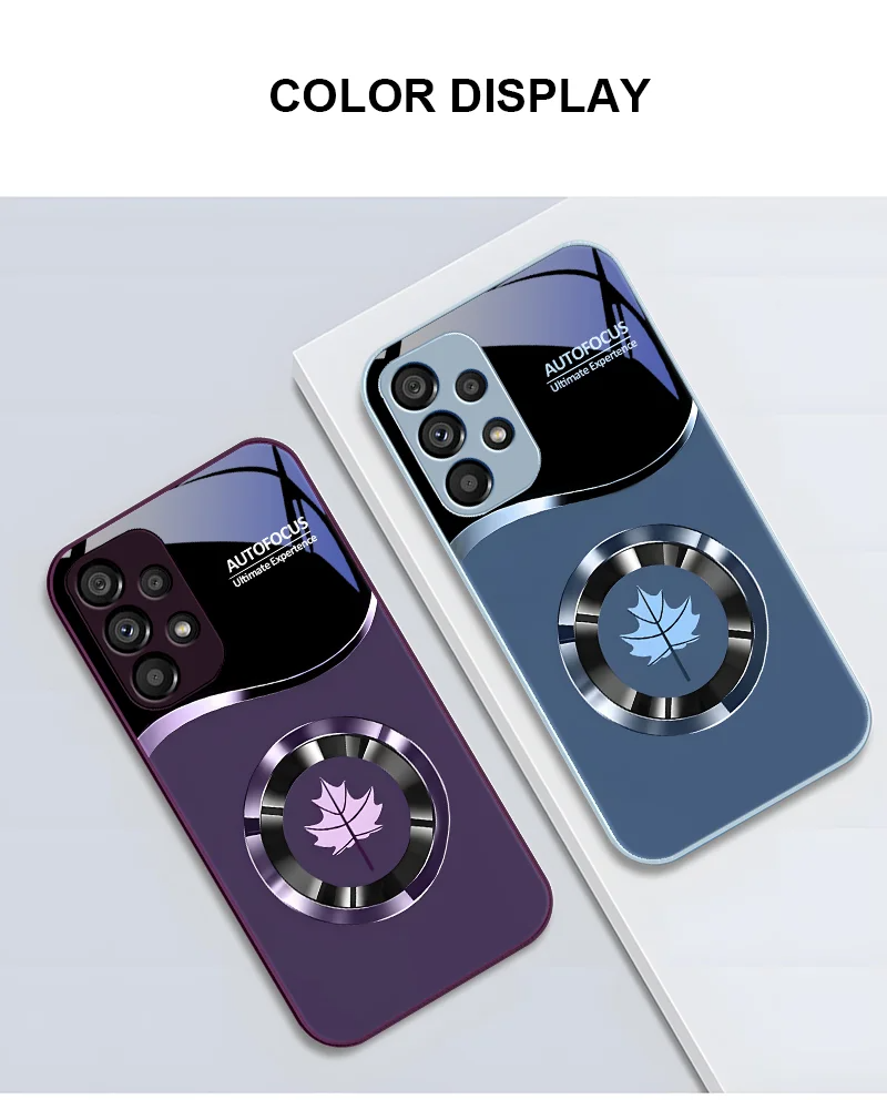 Luxury iPhone Case Circle Orchid Design — Tempered Glass Back Cover with TPU Frame, Slim Shockproof Protection, Anti-Fingerprint Scratch-Resistant Finish