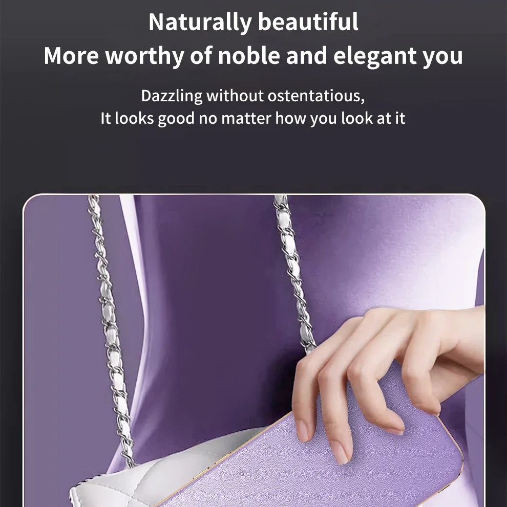 Luxury iPhone Case Genuine Cowhide Leather Back Cover — Full Camera Lens Protection, Plated Edges, Anti-Fingerprint Matte Finish, Wireless Charging Compatible