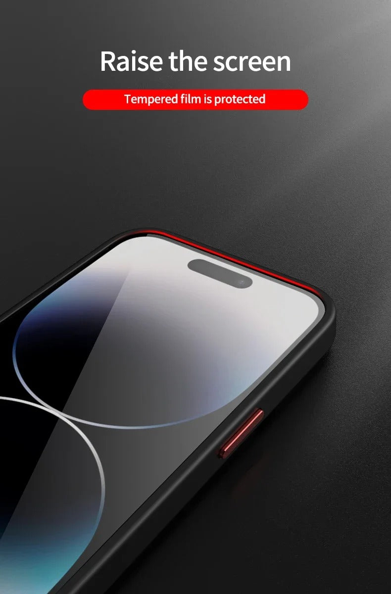 Luxury iPhone Case MagSafe Compatible Clear Cover — Transparent Acrylic Back with Soft TPU Frame, Magnetic Wireless Charging, Shockproof Anti-Fingerprint Design