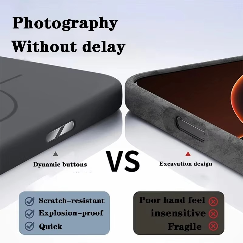 Luxury Liquid Silicone iPhone Case — Magnetic, Shockproof, Anti-Fingerprint, Anti-Scratch, Soft Half-Wrapped Cover, Wireless Charging Compatible, Colorful