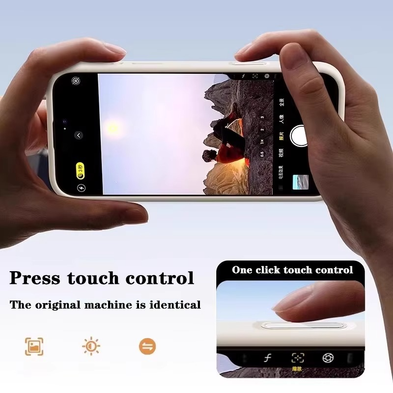 Luxury Liquid Silicone iPhone Case — Magnetic, Shockproof, Anti-Fingerprint, Anti-Scratch, Soft Half-Wrapped Cover, Wireless Charging Compatible, Colorful