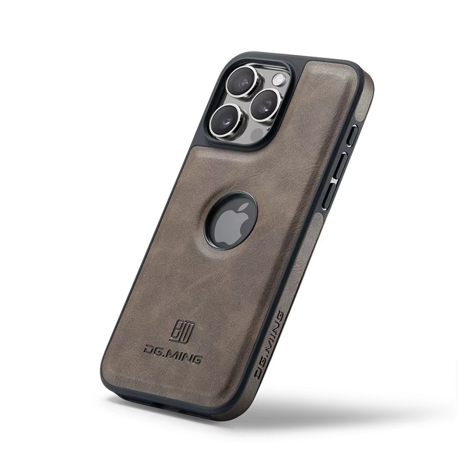 Luxury iPhone Case MagSafe Compatible — Leather Magnetic Camera Protection, Shockproof Anti-Fingerprint, Anti-Scratch, Soft Bumper Cover