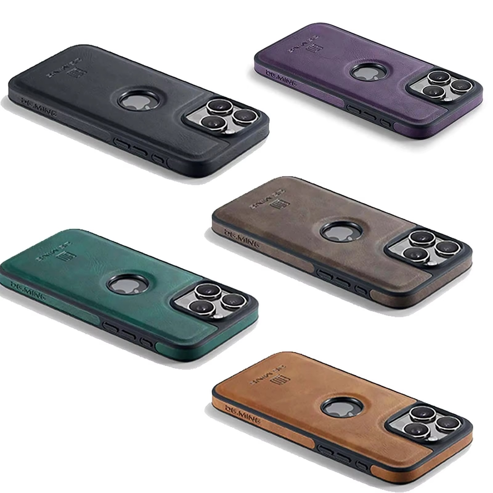 Luxury iPhone Case MagSafe Compatible — Leather Magnetic Camera Protection, Shockproof Anti-Fingerprint, Anti-Scratch, Soft Bumper Cover