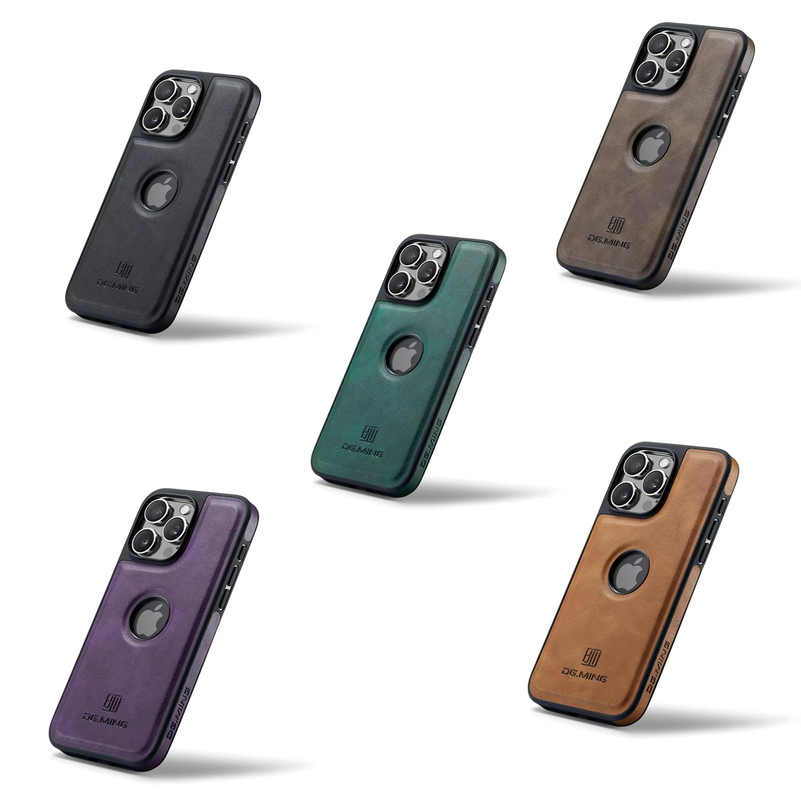 Luxury iPhone Case MagSafe Compatible — Leather Magnetic Camera Protection, Shockproof Anti-Fingerprint, Anti-Scratch, Soft Bumper Cover