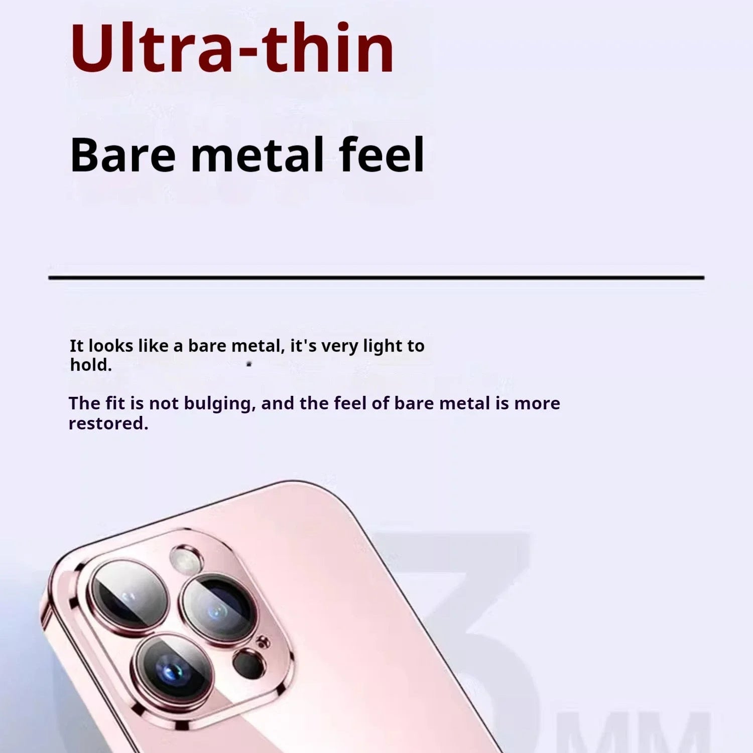 Luxury iPhone Case Transparent Plating Soft TPU Cover — Ultra-Thin Clear Design, HD Camera Lens Protection, Shockproof Anti-Fingerprint Scratch-Resistant Finish
