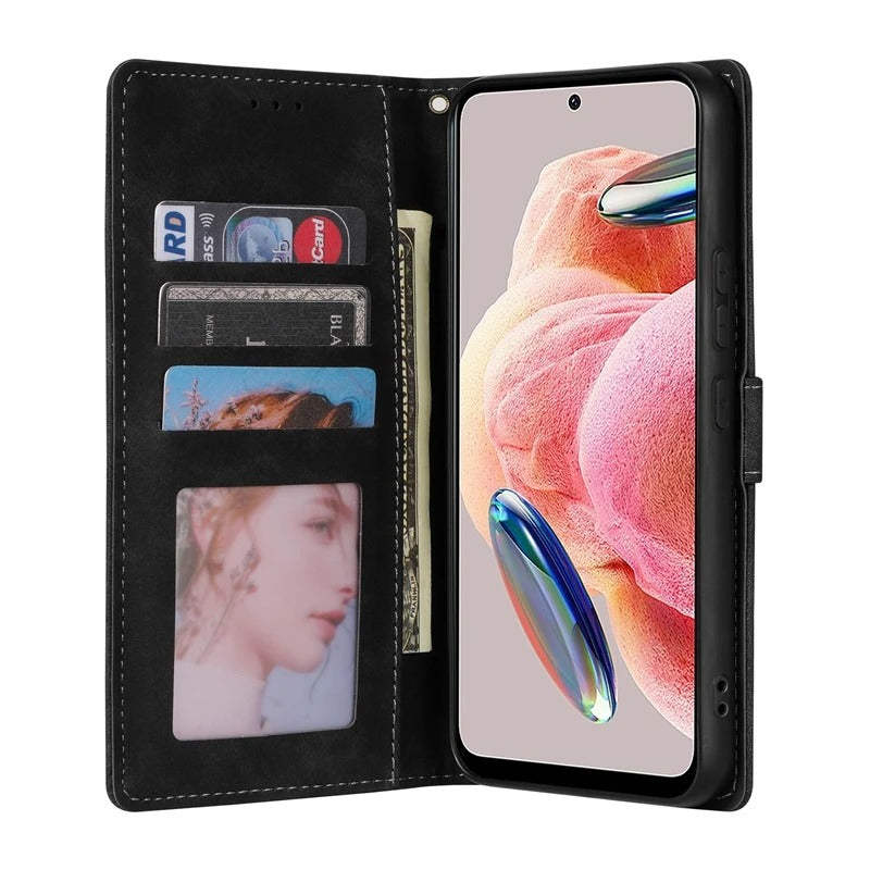 Luxury iPhone Flip Glitter Wallet Case — Bling Leather Book-Style Cover with Card Holder, Dual Layer Protection, Sparkling Design, Shockproof and Dustproof