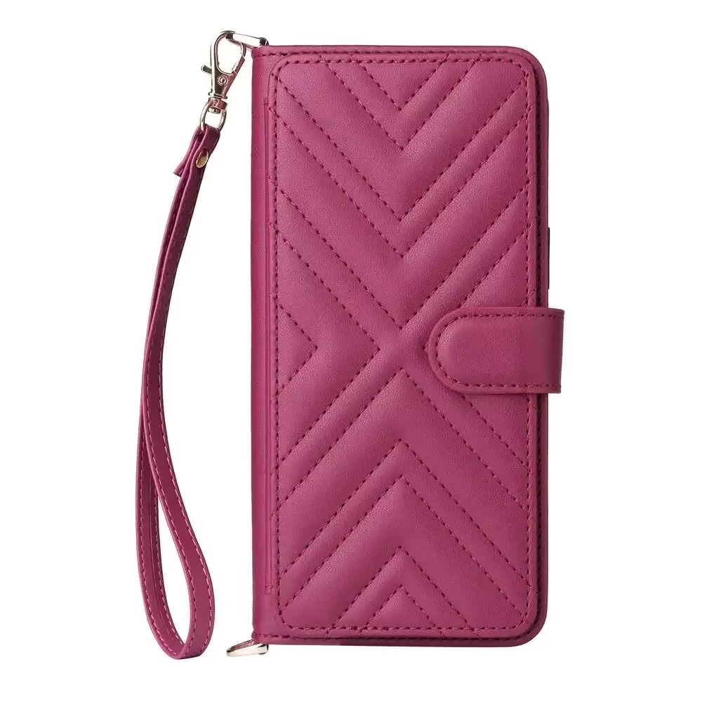 Luxury iPhone Flip Wallet Case — Leather Cover with Card Holder, Shockproof Protective Design, Stylish Full Body Phone Case with Added Functionality