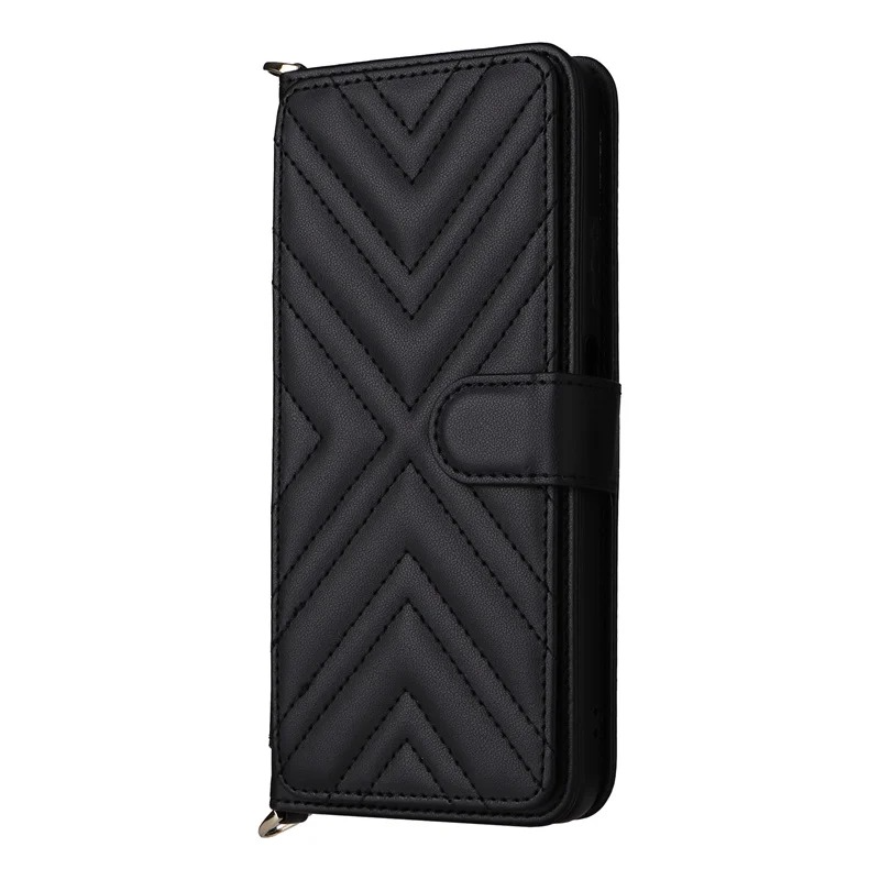 Luxury iPhone Flip Wallet Case — Leather Cover with Card Holder, Shockproof Protective Design, Stylish Full Body Phone Case with Added Functionality