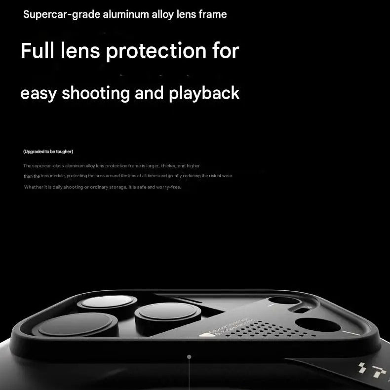 Luxury iPhone Frosted Magnetic Luminous Case — Translucent Full-Inclusive Anti-Drop Cover with Stand, Matte Shockproof Design for iPhone 17 Pro Max