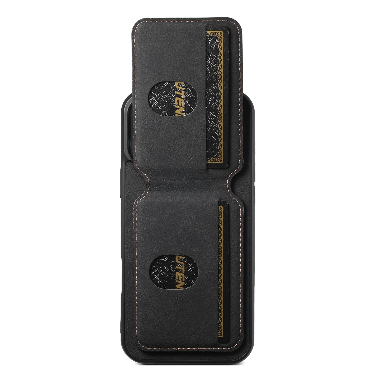 Luxury iPhone PU Leather Wallet Case with Card Holder — Magnetic Stand Cover, Shockproof Protection, Non-Slip Design, Stylish Pocket Phone Cover