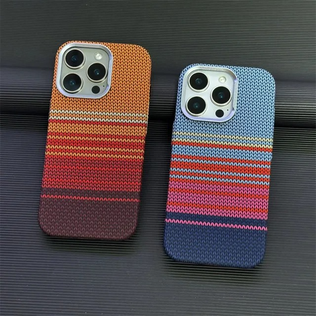 Premium Carbon Fiber Texture iPhone Case — Half-Wrapped MagSafe Compatible, Shockproof, Anti-Fingerprint, Anti-Scratch, Lightweight Wireless Charging Cover