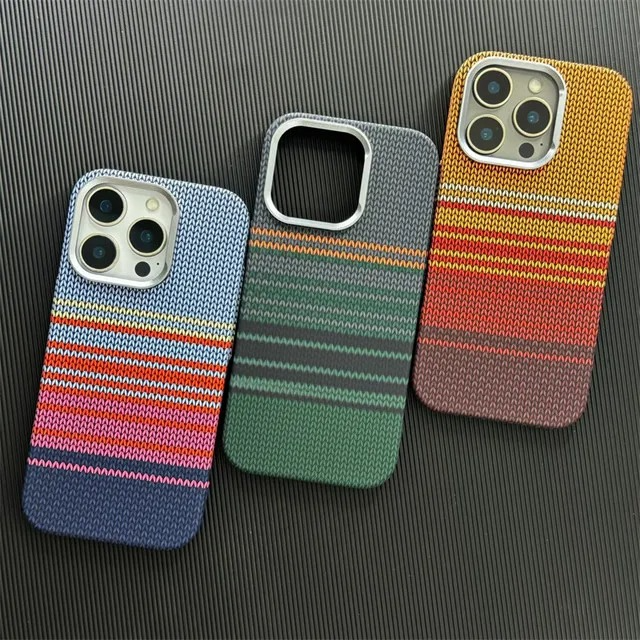 Premium Carbon Fiber Texture iPhone Case — Half-Wrapped MagSafe Compatible, Shockproof, Anti-Fingerprint, Anti-Scratch, Lightweight Wireless Charging Cover