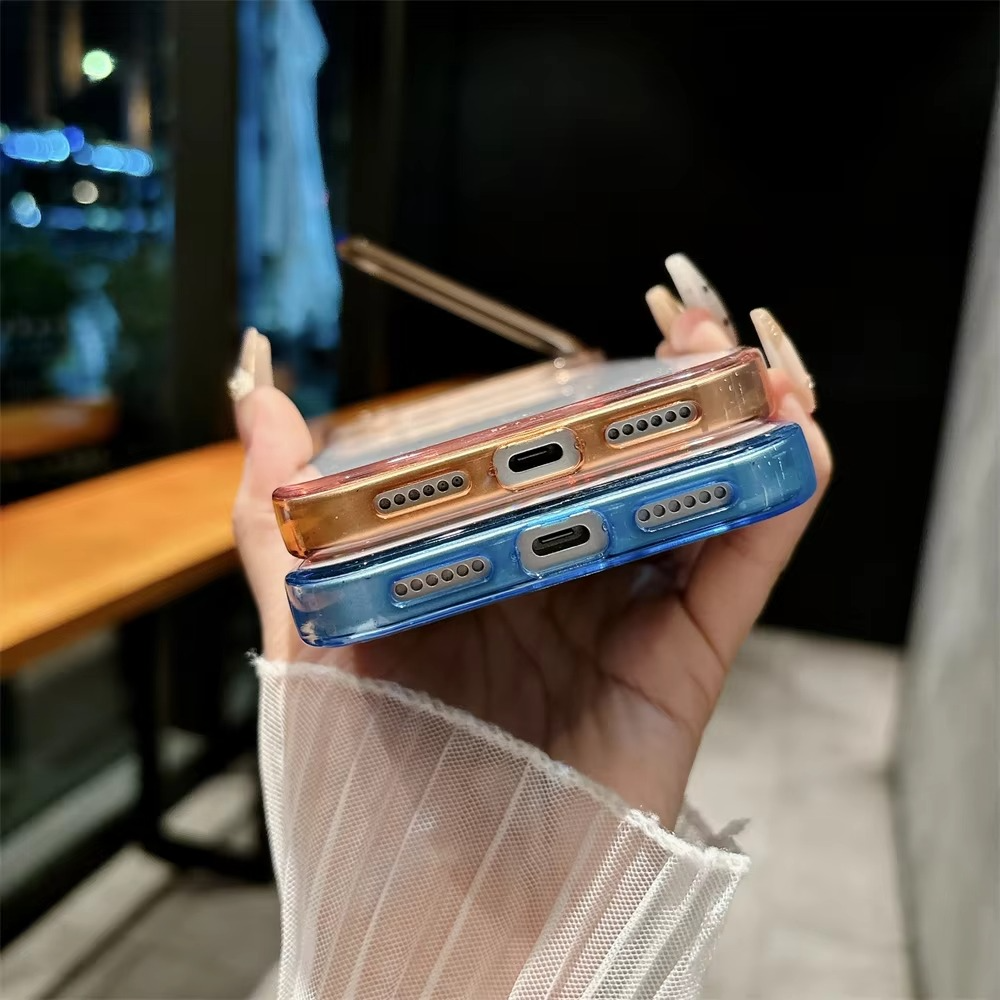 Premium Shockproof Clear iPhone Case MagSafe Compatible — Crystal Transparent Hard PC Bumper with Camera Lens Stand Armor Protection