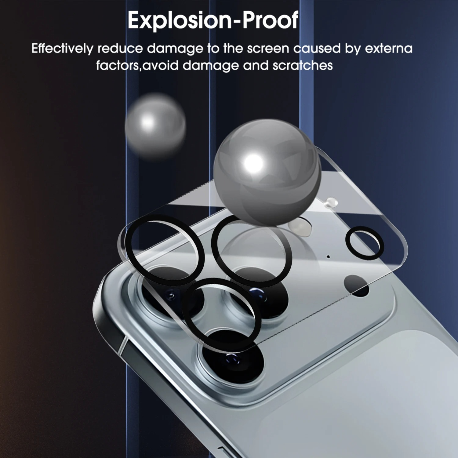 Premium Transparent iPhone Case — Shockproof Clear PC+TPU Cover with Corner Protection, Anti-Scratch, Slim Protective Shell