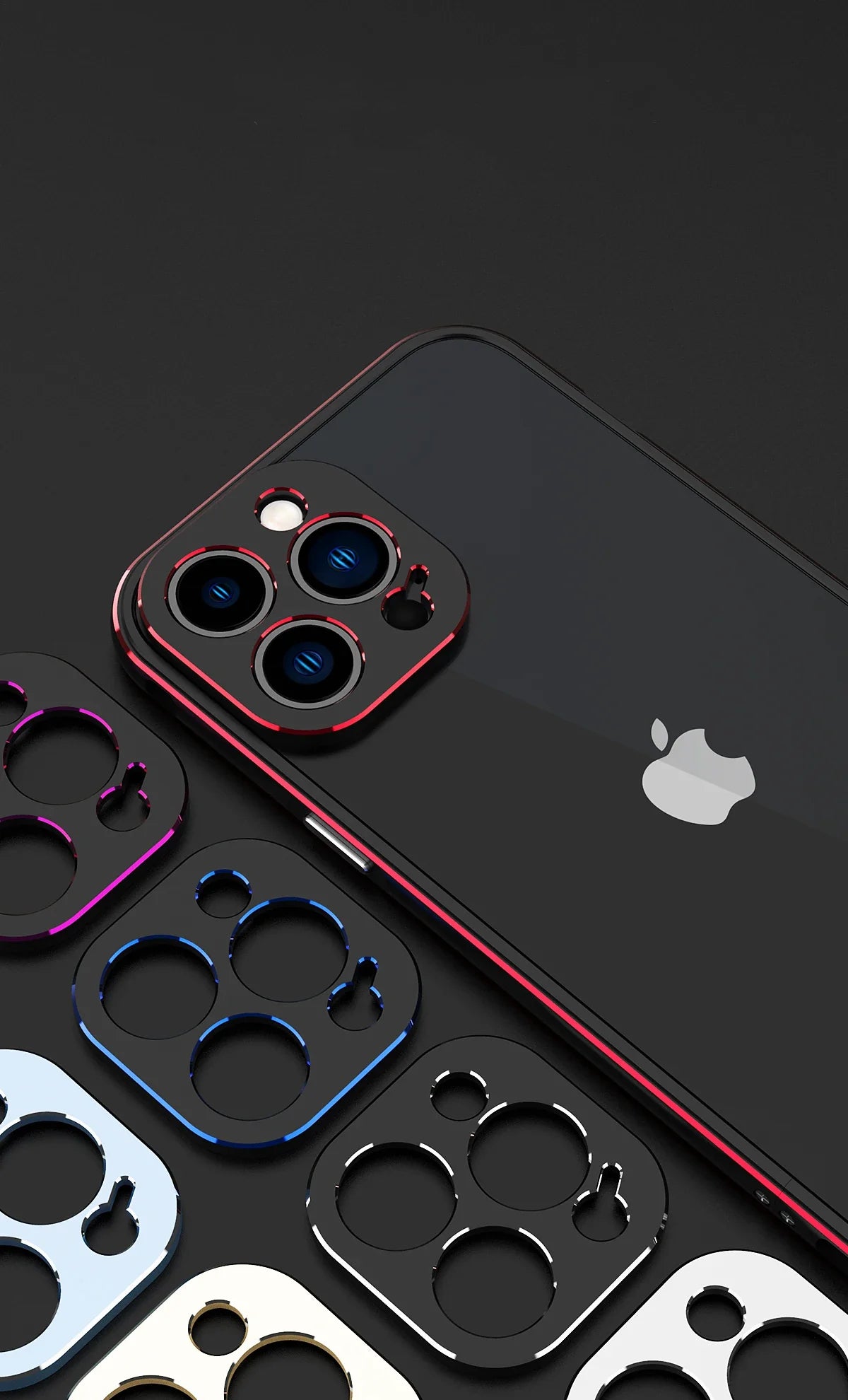 Premium iPhone Bumper Case Aluminum Metal Frame — Slim Protective Cover with Camera Protector, Shockproof Heavy Duty Anti-Scratch Design