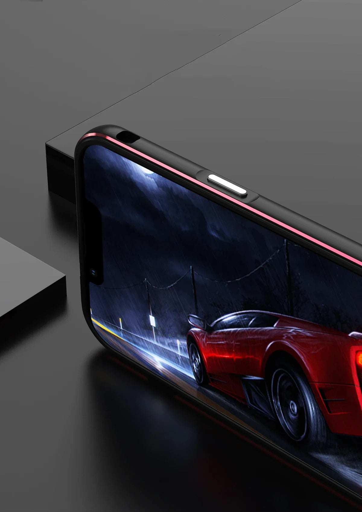 Premium iPhone Bumper Case Aluminum Metal Frame — Slim Protective Cover with Camera Protector, Shockproof Heavy Duty Anti-Scratch Design