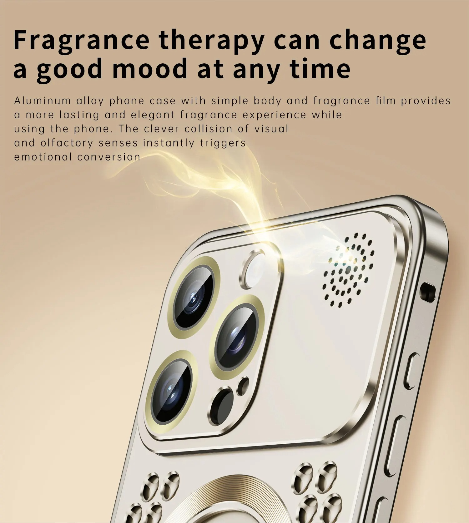 Premium iPhone Heat Dissipation Metal Case — Magnetic Aluminum Cover with MagSafe Compatibility, Dual Layer Shockproof Design, Slim Scratch-Resistant Protective Finish