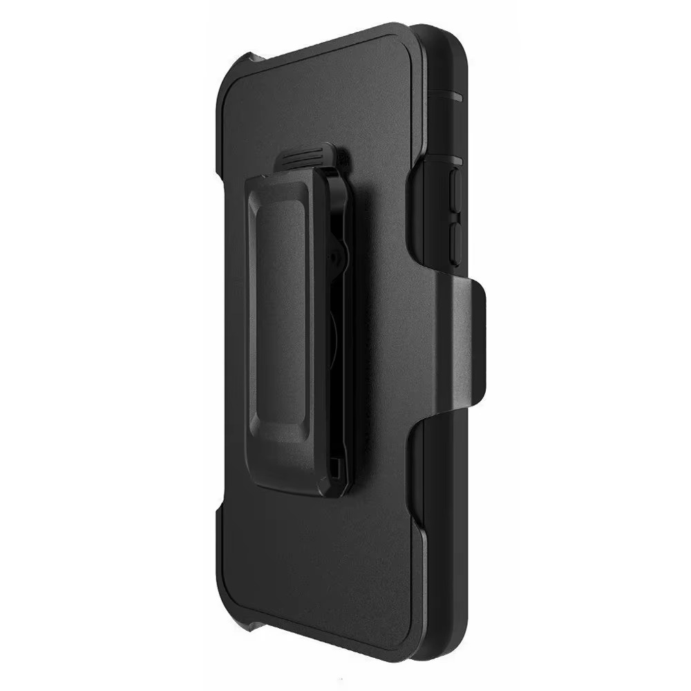 Rugged iPhone 3-in-1 Heavy Duty Armor Case — Full Body Shockproof Dual Layer Protection with Belt Clip, Anti-Fingerprint Scratch-Resistant Non-Slip Design