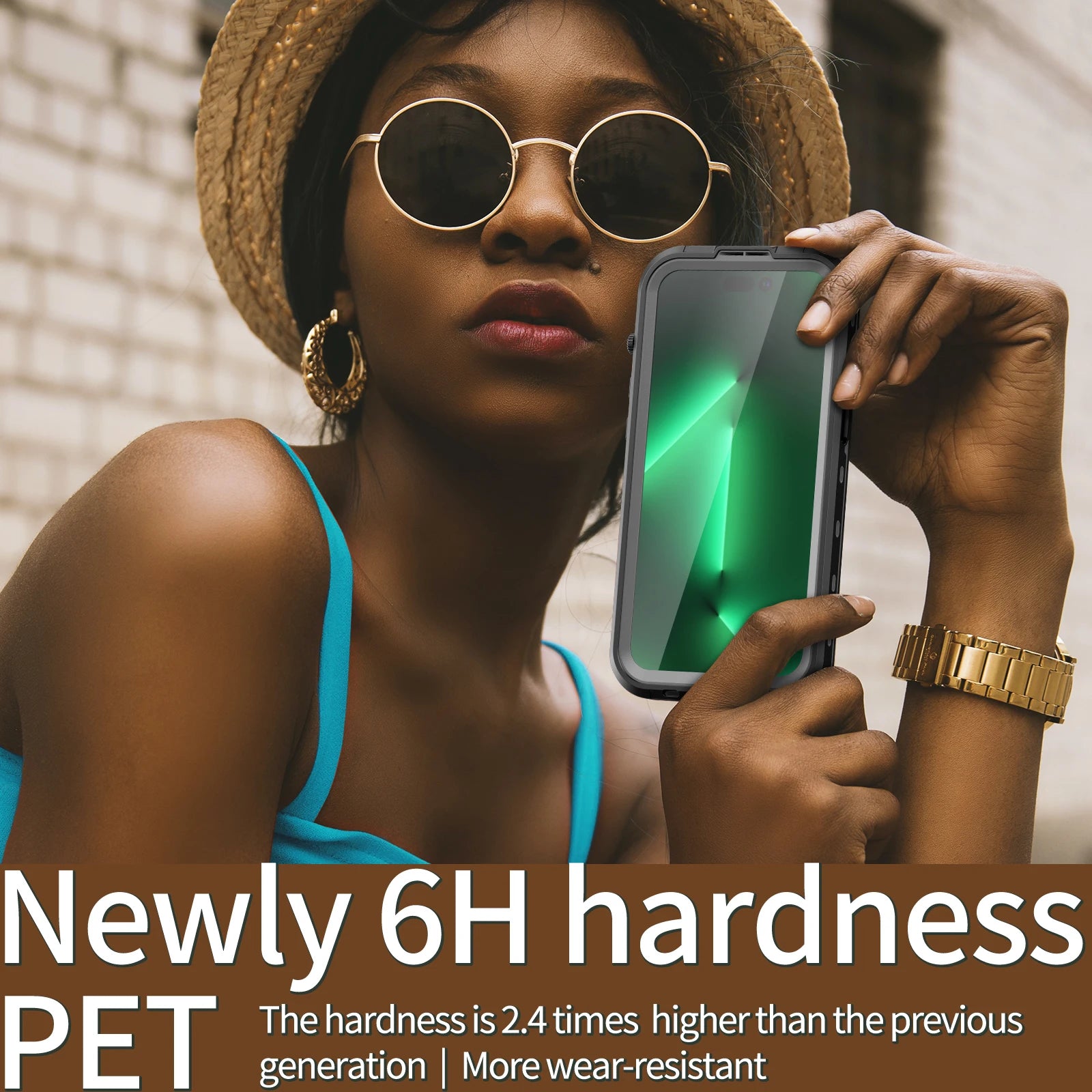 Rugged iPhone Case IP68 Waterproof MagSafe Cover — Full Body Protective Design for Diving and Swimming, Magnetic Shockproof Anti-Fingerprint Scratch-Resistant Finish