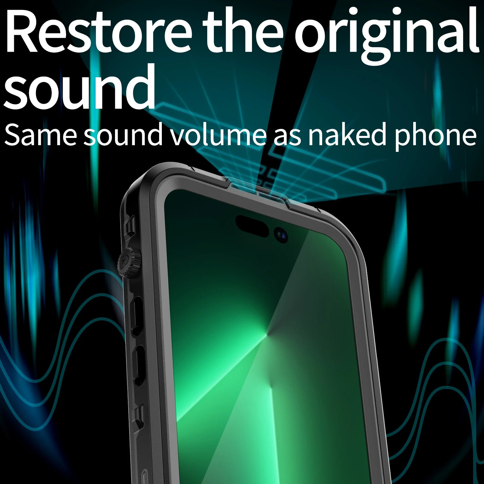 Rugged iPhone Case IP68 Waterproof MagSafe Cover — Full Body Protective Design for Diving and Swimming, Magnetic Shockproof Anti-Fingerprint Scratch-Resistant Finish