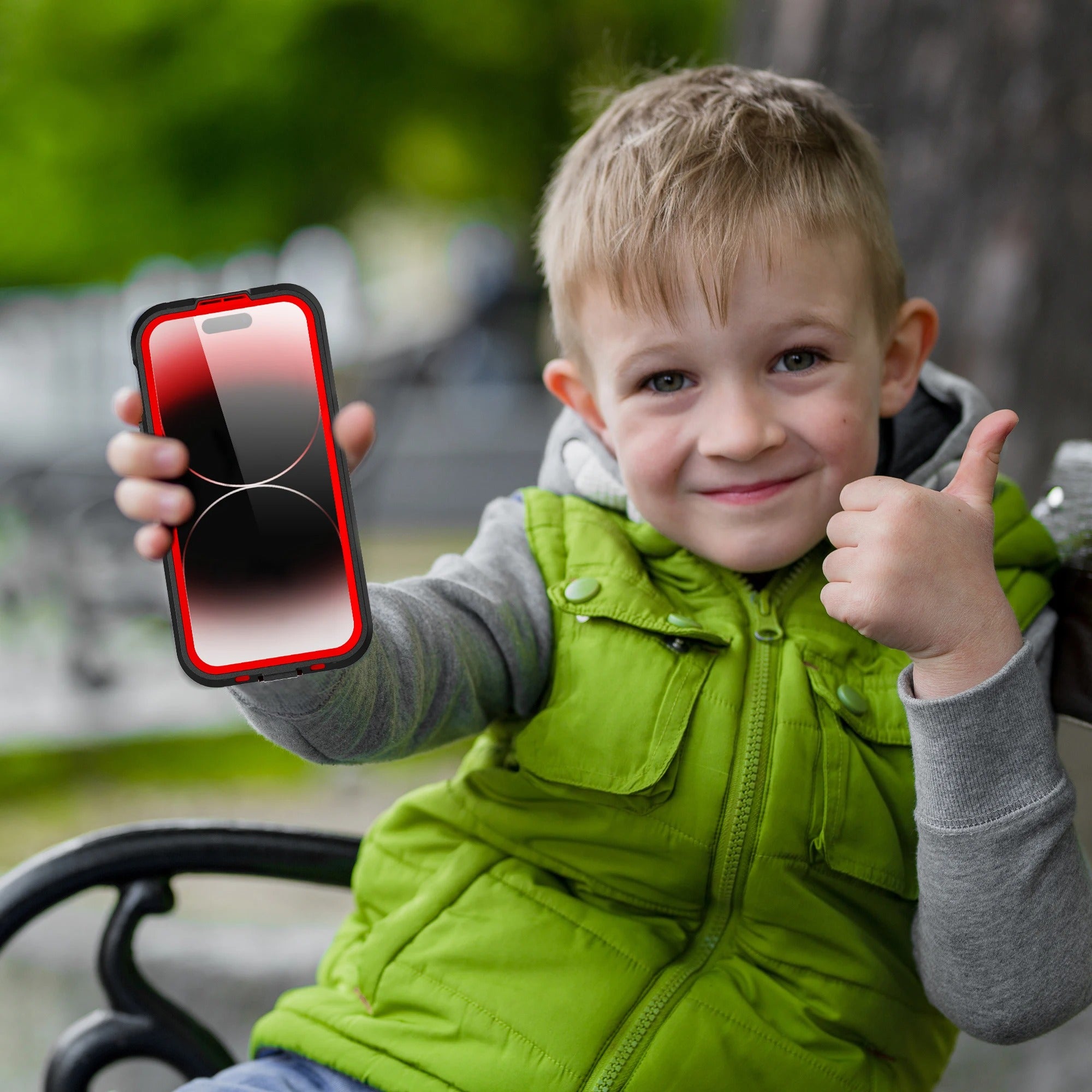 Rugged iPhone Case Shellbox Ultra-Thin Clear Cover — IP68 Waterproof Design with Hanging Rope, Transparent Anti-Fingerprint Scratch-Resistant Protection