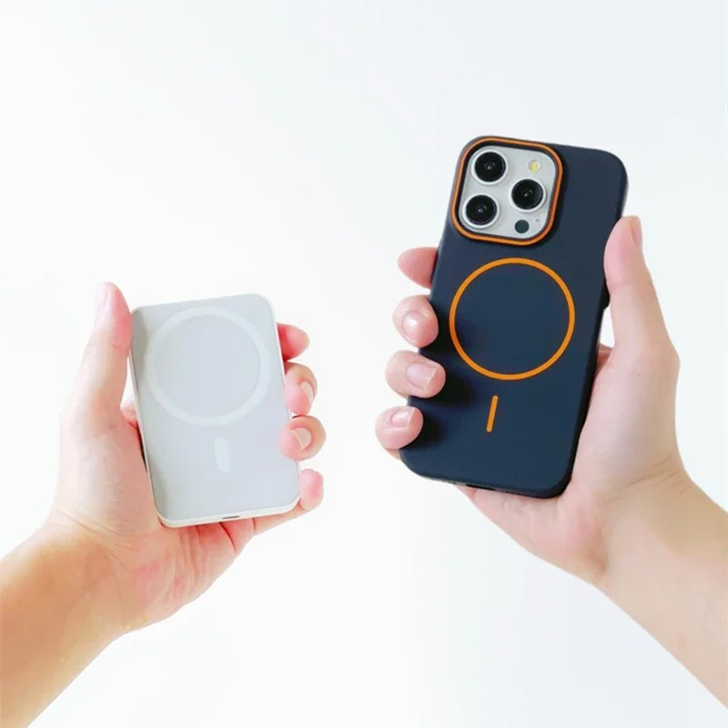 Ultra-Thin iPhone MagSafe Case — Matte Hard PC Cover with Hit Color Lens Design, Magnetic Wireless Charging Compatible, Slim Shockproof Protective Finish